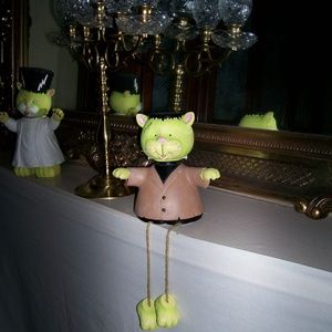 MONSTER BUBBLE HEAD FRANKENSTEIN CAT Halloween New